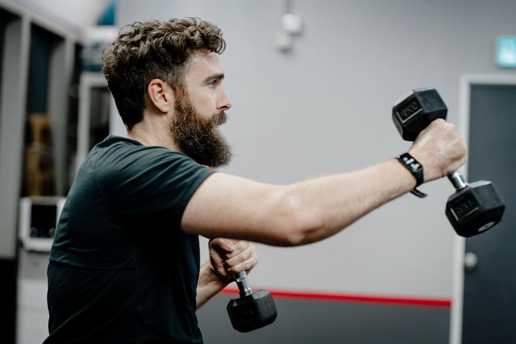 F45 Ventura members doing a high-intensity group workout to support weight loss goals